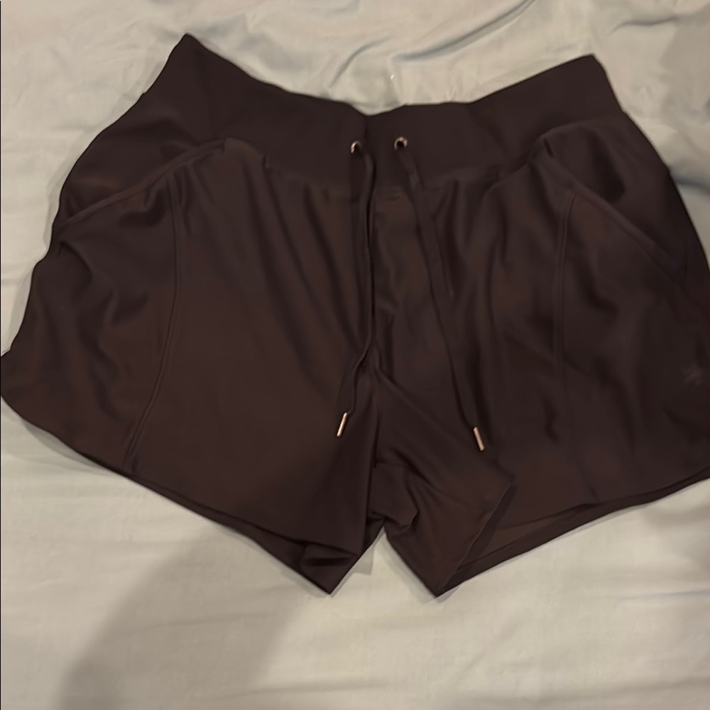 Tek Gear Black Athletic Shorts with Elastic Waistband